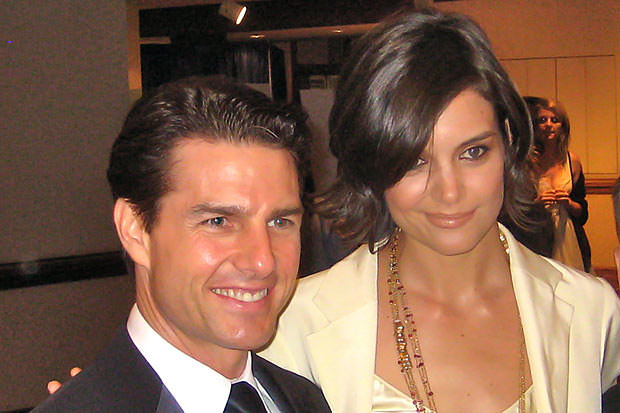 Happy times, Tom Cruise and Katie Holmes